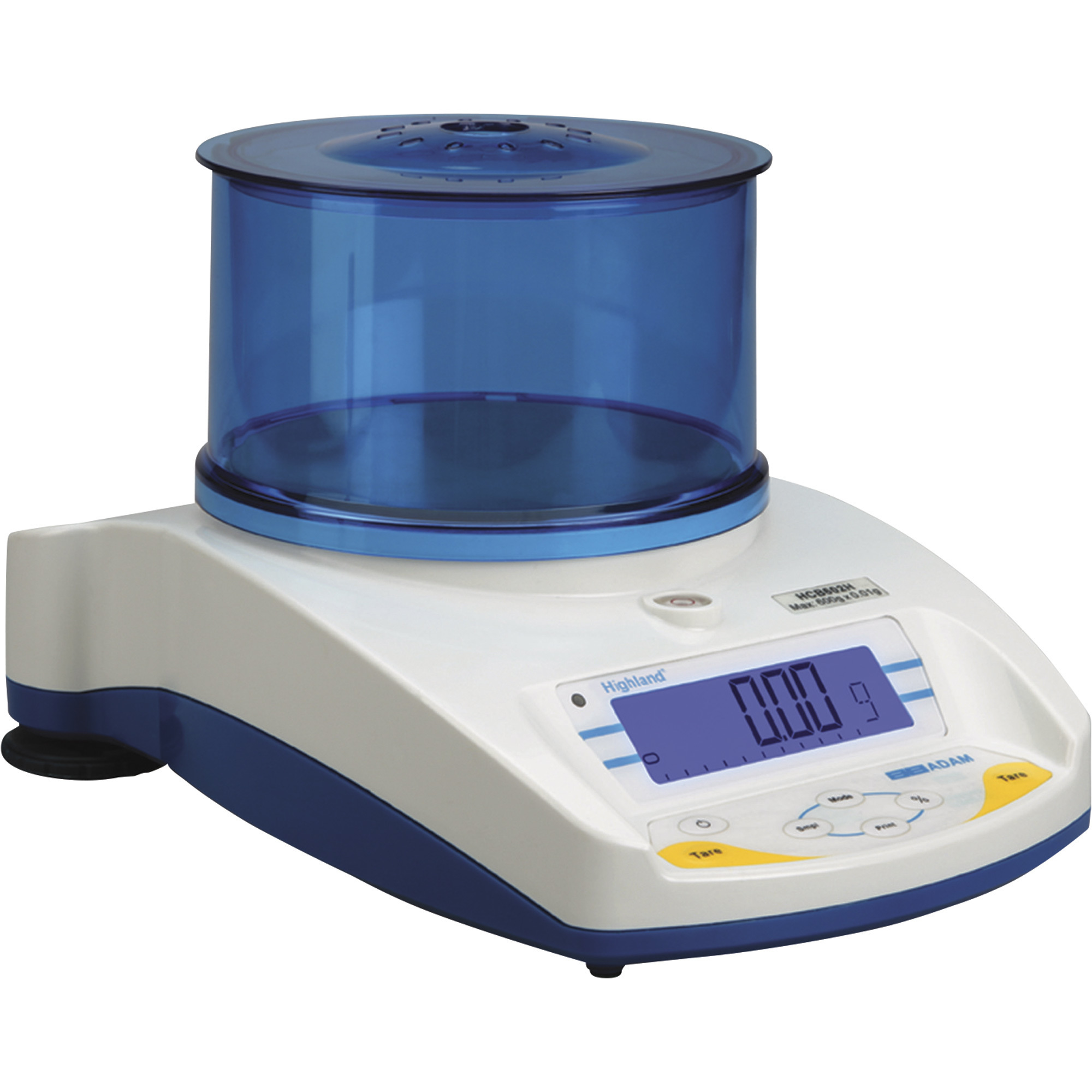 Adam Equipment Highland Portable Precision Balance, 120g Capacity, 0.001g Display Increments, Model# HCB 123